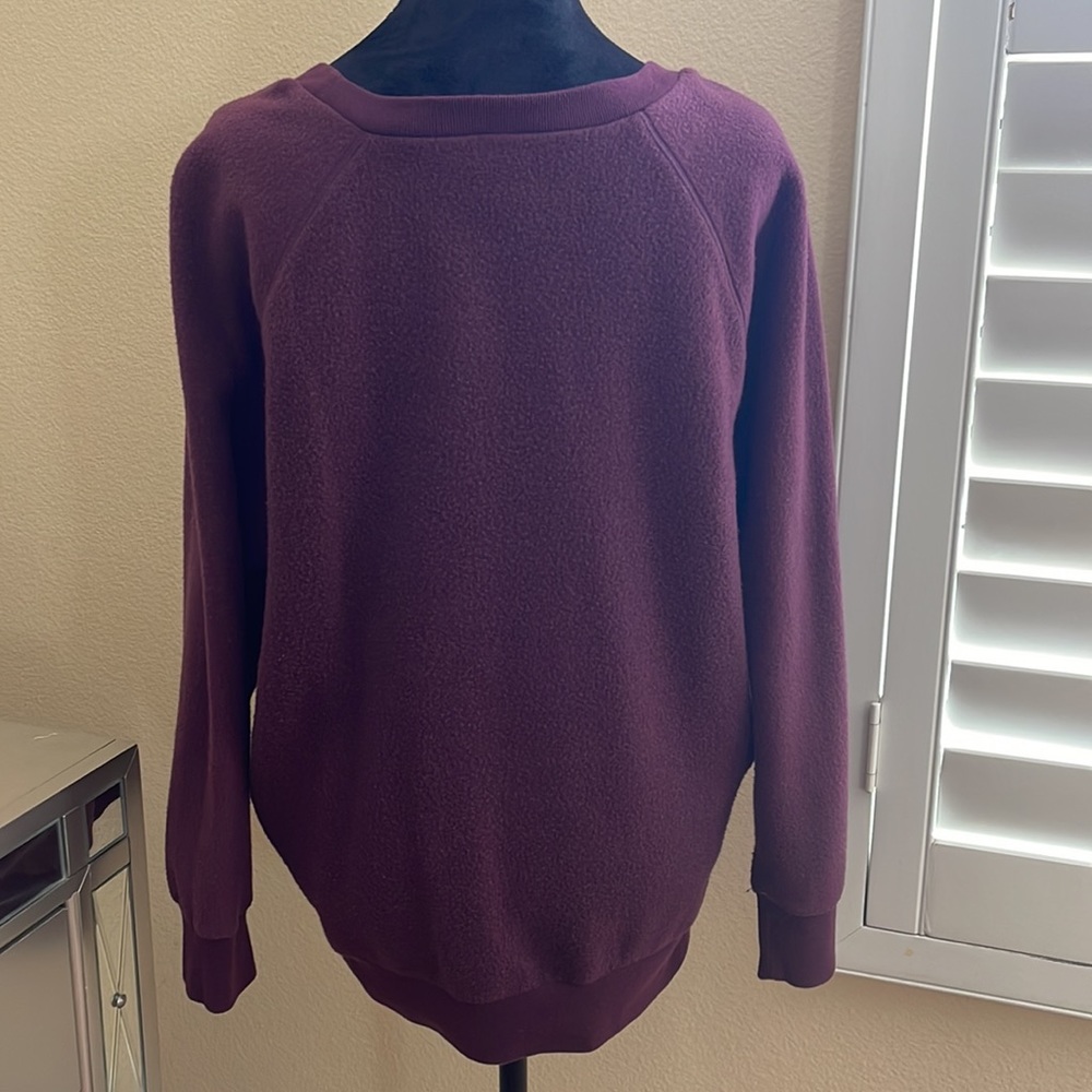 Pink Victoria Fleece Crewneck Sweater - Picture 3 of 3